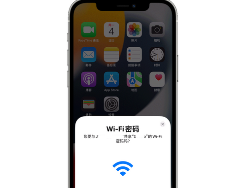 卫滨苹果15维修店分享iPhone15如何共享Wi-Fi密码 